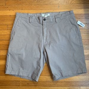 Goodthreads Men's Slim-Fit 9" Flat-Front Comfort Stretch Chino Short 34